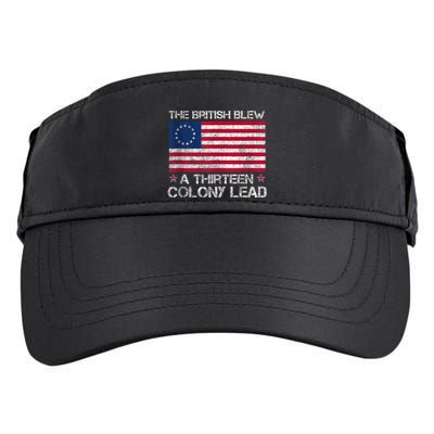 The British Blew A 13 Colony Lead A Thirteen Colony Lead Adult Drive Performance Visor