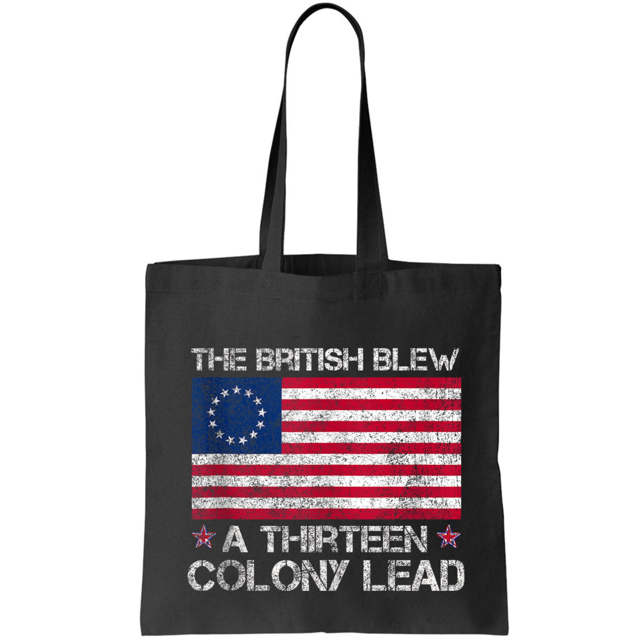 The British Blew A 13 Colony Lead A Thirteen Colony Lead Bag