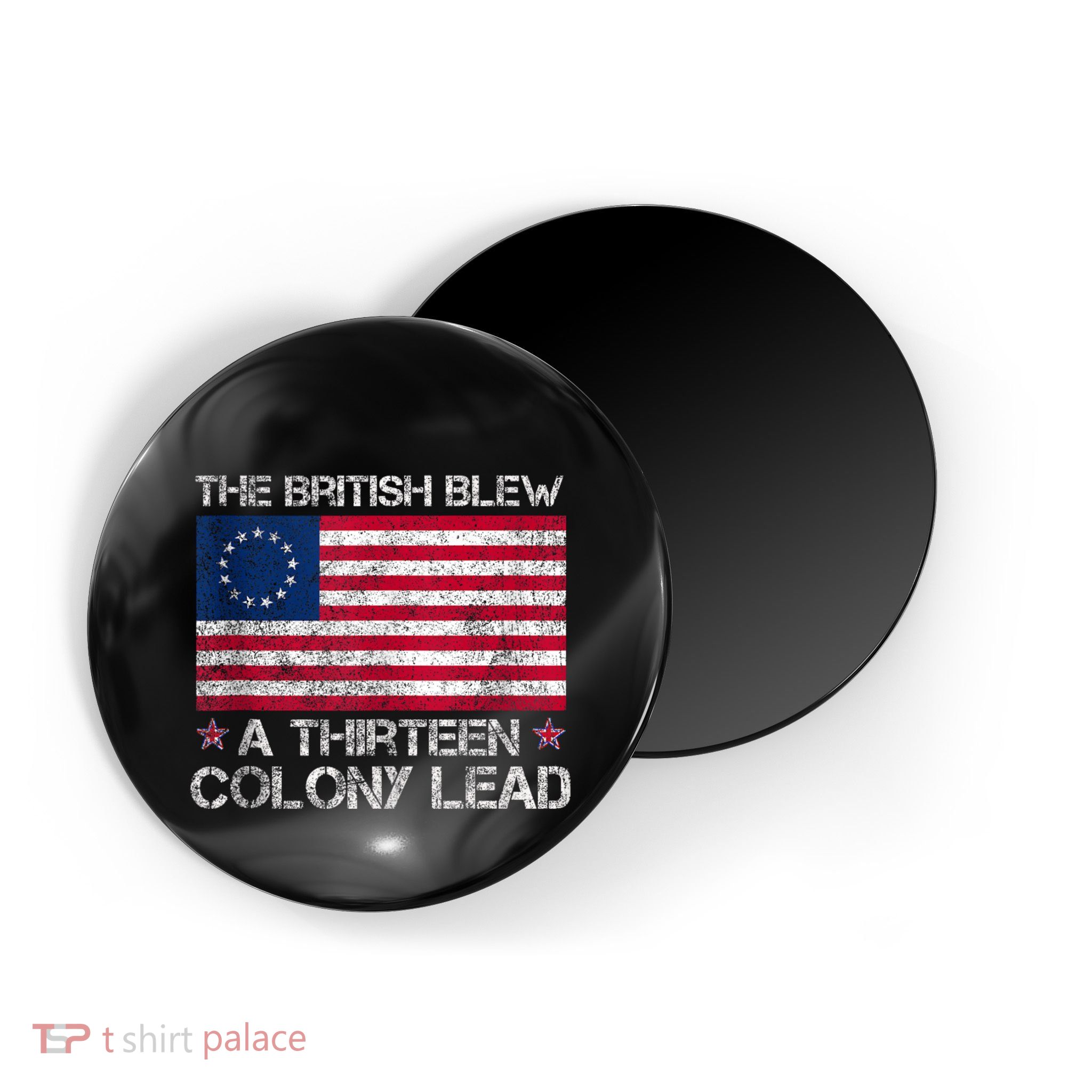 The British Blew A 13 Colony Lead A Thirteen Colony Lead Magnet