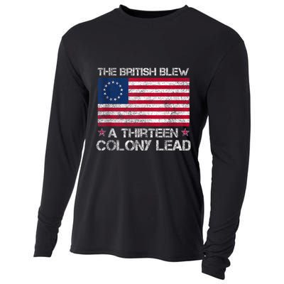 The British Blew A 13 Colony Lead A Thirteen Colony Lead Cooling Performance Long Sleeve Crew