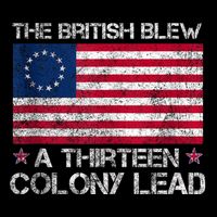 The British Blew A 13 Colony Lead A Thirteen Colony Lead Youth Performance Sprint T-Shirt