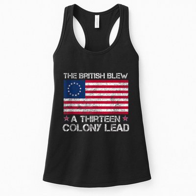 The British Blew A 13 Colony Lead A Thirteen Colony Lead Womens Tank Top