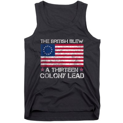 The British Blew A 13 Colony Lead A Thirteen Colony Lead Tank Top