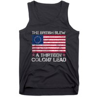 The British Blew A 13 Colony Lead A Thirteen Colony Lead Tank Top