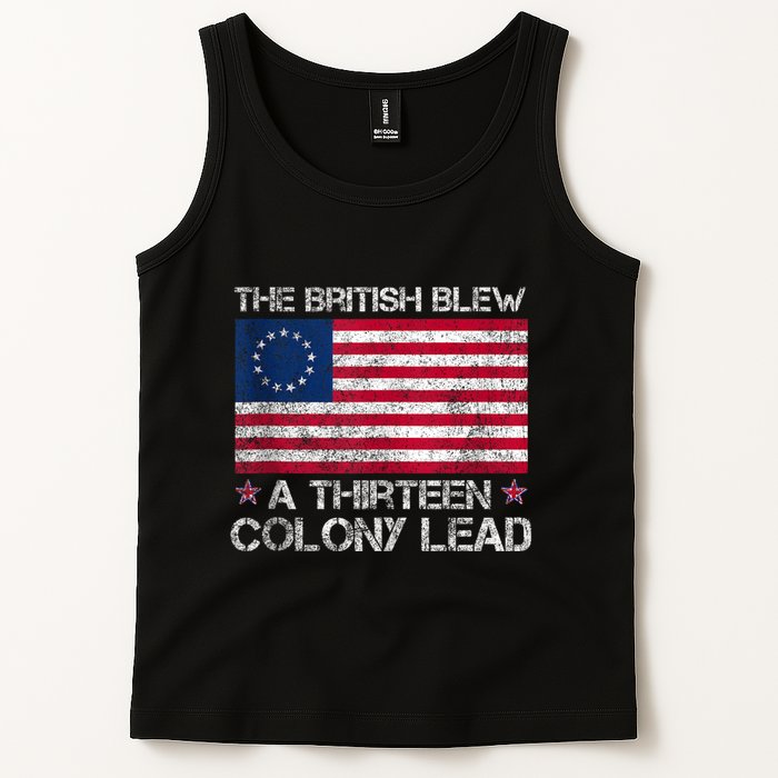 The British Blew A 13 Colony Lead A Thirteen Colony Lead Tank Top