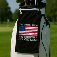 The British Blew A 13 Colony Lead A Thirteen Colony Lead Golf Towel