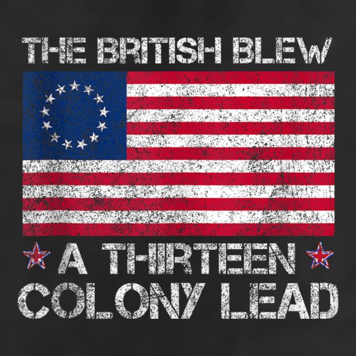 The British Blew A 13 Colony Lead A Thirteen Colony Lead Golf Towel