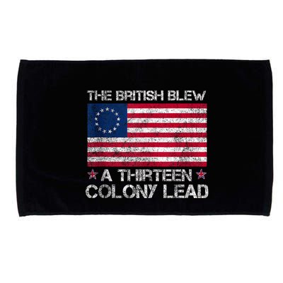 The British Blew A 13 Colony Lead A Thirteen Colony Lead Microfiber Hand Towel