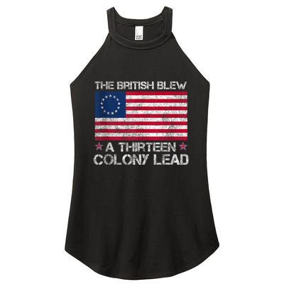The British Blew A 13 Colony Lead A Thirteen Colony Lead Women's Perfect Tri Rocker Tank