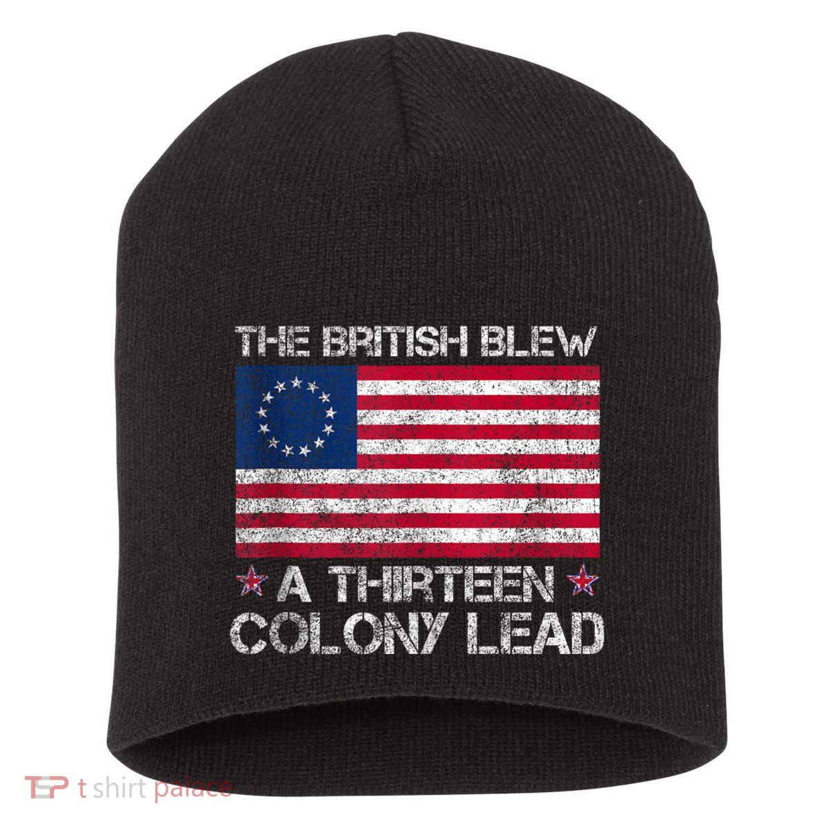The British Blew A 13 Colony Lead A Thirteen Colony Lead Short Acrylic Beanie