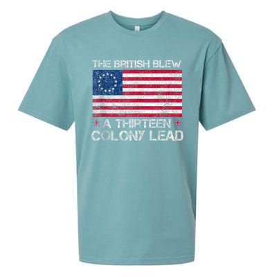 The British Blew A 13 Colony Lead A Thirteen Colony Lead Sueded Cloud Jersey T-Shirt