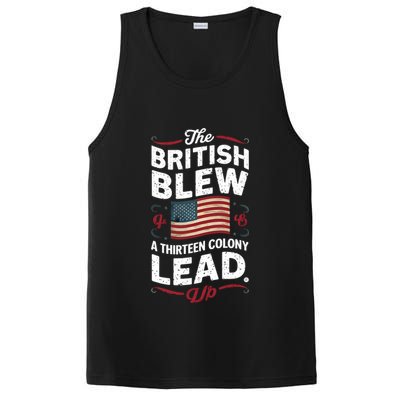 The British Blew A Thirteen Colony Lead Funny 4th Of July PosiCharge Competitor Tank