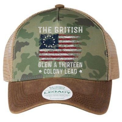 The British Blew A 13 Colony Lead Legacy Tie Dye Trucker Hat