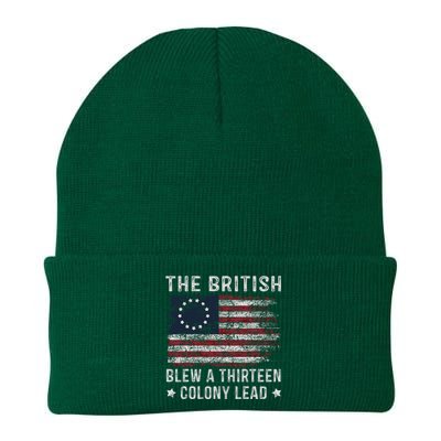 The British Blew A 13 Colony Lead Knit Cap Winter Beanie