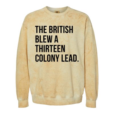 The British Blew A Thirteen Colony Lead Colorblast Crewneck Sweatshirt