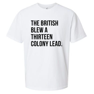 The British Blew A Thirteen Colony Lead Sueded Cloud Jersey T-Shirt