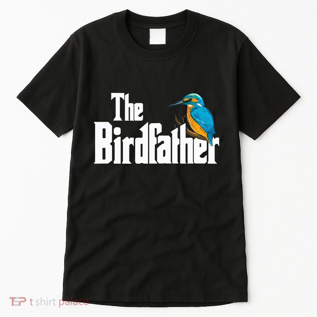 The Birdfather Bird Watching Funny Meme Birder Daddy Tall T-Shirt