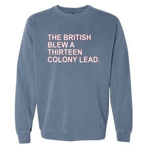 The British Blew A Thirteen Colony Lead Garment-Dyed Sweatshirt