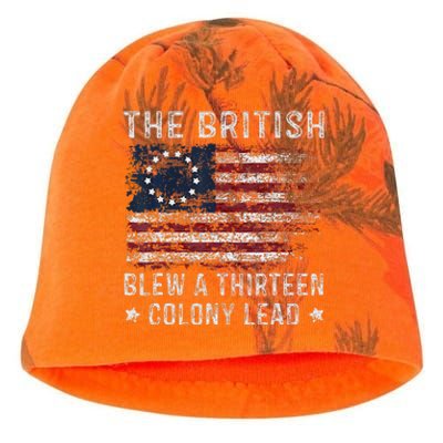 The British Blew A 13 Colony Lead Kati - Camo Knit Beanie