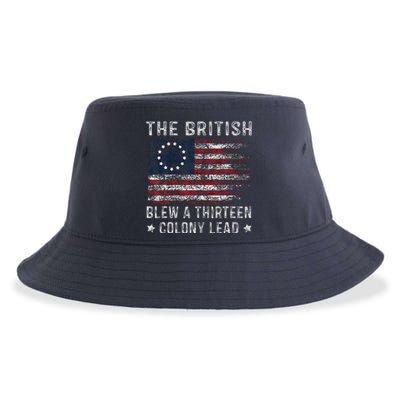 The British Blew A 13 Colony Lead Sustainable Bucket Hat