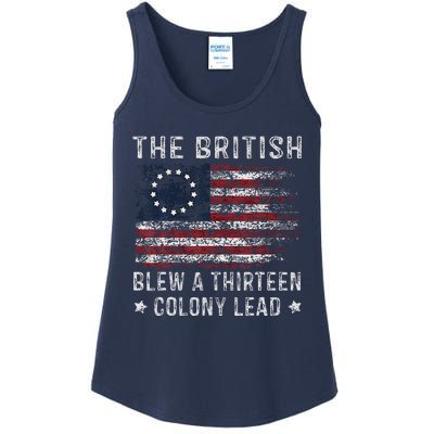 The British Blew A 13 Colony Lead Ladies Essential Tank