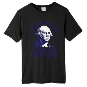 The British Blew A 13 Colony Lead Retro Us George Washington Tall Fusion ChromaSoft Performance T-Shirt