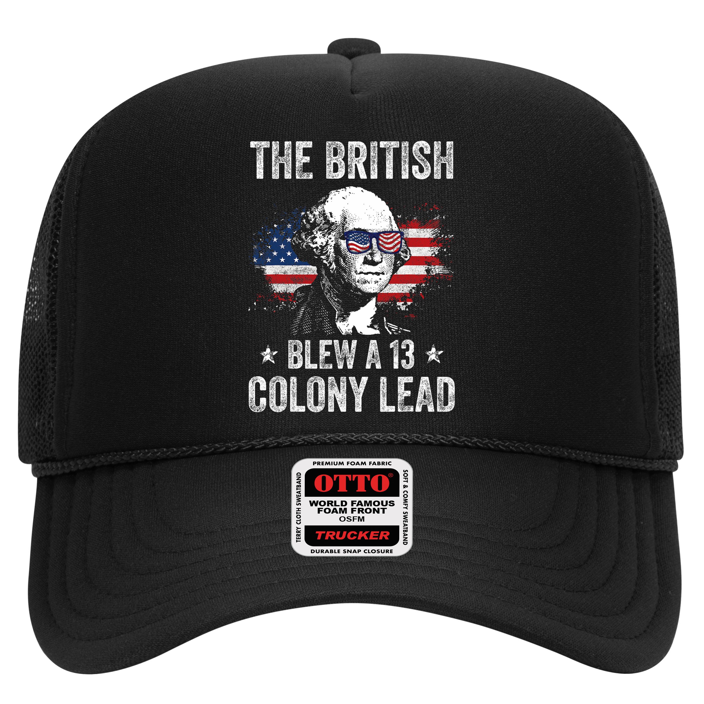 The British Blew A 13 Colony Lead Funny George Washington Hat