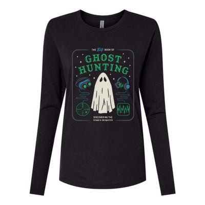 The Big Book Of Ghost Hunting Funny Halloween Womens Cotton Relaxed Long Sleeve T-Shirt