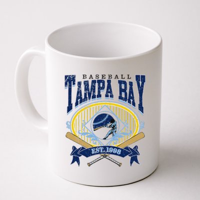 Tampa Bay Baseball Vintage Baseball Lover Coffee Mug