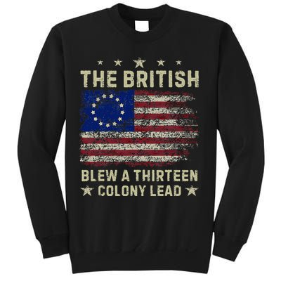 The British Blew A 13 Colony Lead Funny 4th Of July Sweatshirt