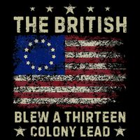 The British Blew A 13 Colony Lead Funny 4th Of July Backpack