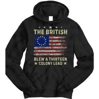The British Blew A 13 Colony Lead Funny 4th Of July Tie Dye Hoodie