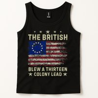 The British Blew A 13 Colony Lead Funny 4th Of July Tank Top