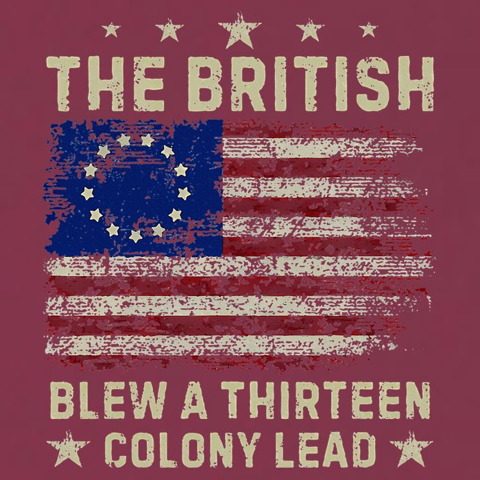 The British Blew A 13 Colony Lead Funny 4th Of July 16oz Travel Tumbler