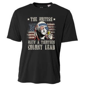 The British Blew A 13 Colony Lead Funny 4th Of July Cooling Performance Crew T-Shirt