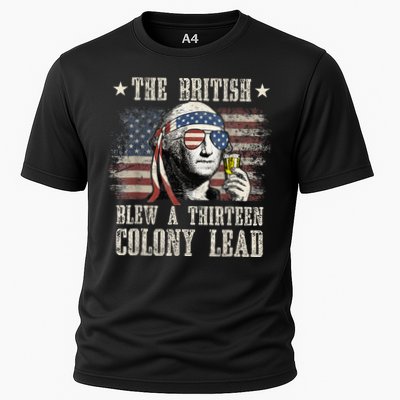 The British Blew A 13 Colony Lead Funny 4th Of July Performance Shirt