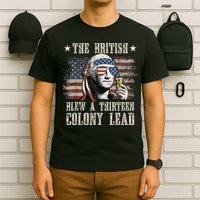 The British Blew A 13 Colony Lead Funny 4th Of July T-Shirt