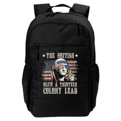The British Blew A 13 Colony Lead Funny 4th Of July Backpack