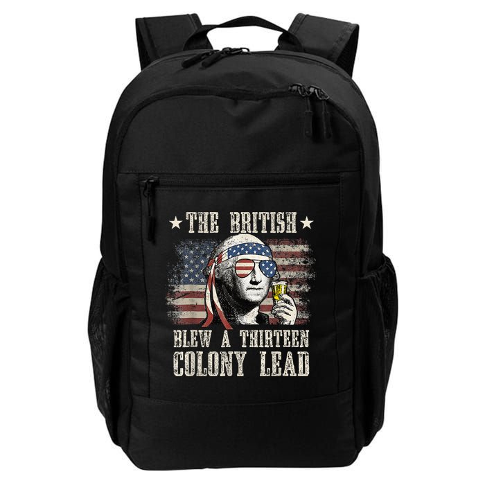 The British Blew A 13 Colony Lead Funny 4th Of July Backpack