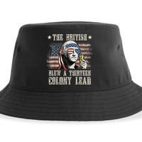 The British Blew A 13 Colony Lead Funny 4th Of July Sustainable Bucket Hat