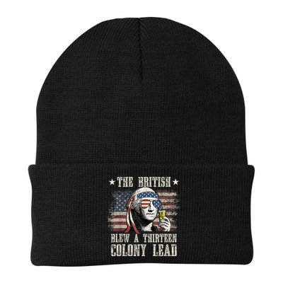 The British Blew A 13 Colony Lead Funny 4th Of July Beanie