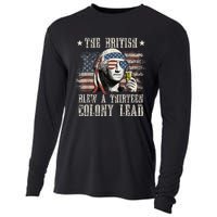 The British Blew A 13 Colony Lead Funny 4th Of July Cooling Performance Long Sleeve Crew