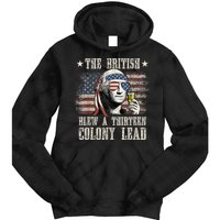 The British Blew A 13 Colony Lead Funny 4th Of July Tie Dye Hoodie