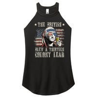 The British Blew A 13 Colony Lead Funny 4th Of July Women's Perfect Tri Rocker Tank