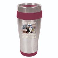The British Blew A 13 Colony Lead Funny 4th Of July 16oz Travel Tumbler