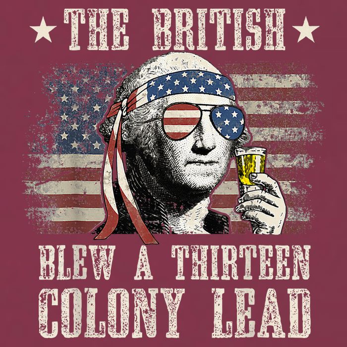 The British Blew A 13 Colony Lead Funny 4th Of July 16oz Travel Tumbler