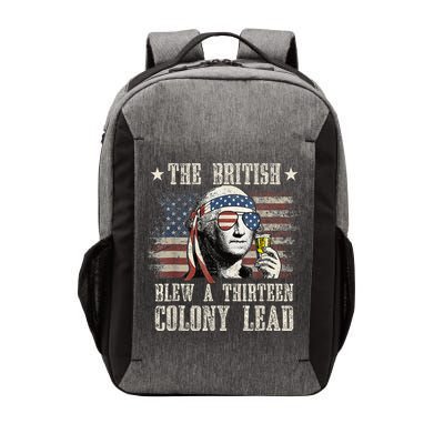 The British Blew A 13 Colony Lead Funny 4th Of July Vector Backpack