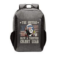 The British Blew A 13 Colony Lead Funny 4th Of July Vector Backpack