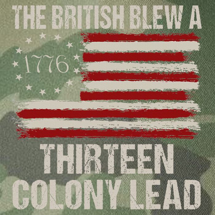 The British Blew A 13 Colony Lead Funny 4th Of July Legacy Tie Dye Trucker Hat