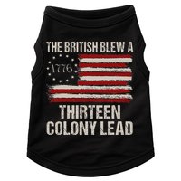 The British Blew A 13 Colony Lead Funny 4th Of July Doggie Tank